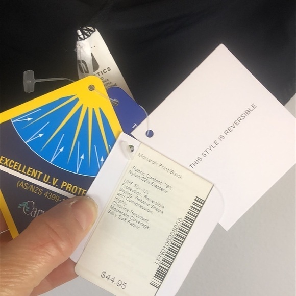 NWT Fabletics Olivia Reversible Bikini Swim Bottoms Monarch Print Sz S Swimwear - Picture 13 of 16